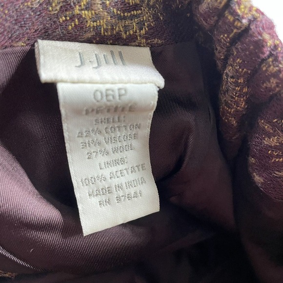 🚨10/$20 SALE 🚨Womens Size 6 Petite J. Jill Wool Blend Lined Pencil Skirt - Picture 2 of 12